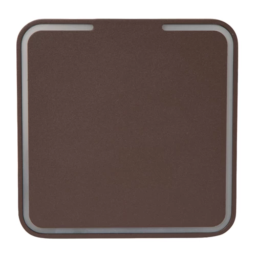 Lucide FINISTER - Wall light Indoor/Outdoor - LED - 1x7W 2700K - IP54 - Rust Brown - Essential - turned off